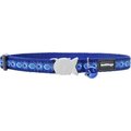 Red Dingo Red Dingo CC-CO-DB-SM Cat Collar Design Cosmos Dark Blue CC-CO-DB-SM